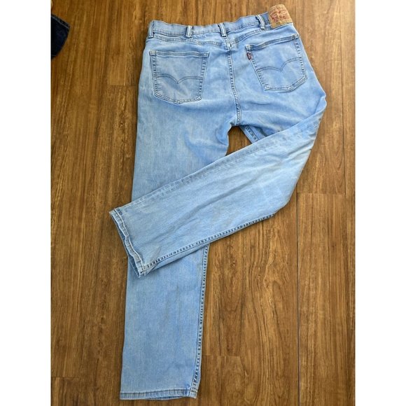 Vintage Levi Strauss 505 Jeans Destroyed Regular Mens 38x32 Light Medium Wash - Picture 10 of 12